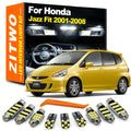 9Pcs Canbus LED Interior Dome Reading Light License Plate Bulb Kit For Honda Jazz Fit 2001 2002  - Canbus LED Car Light