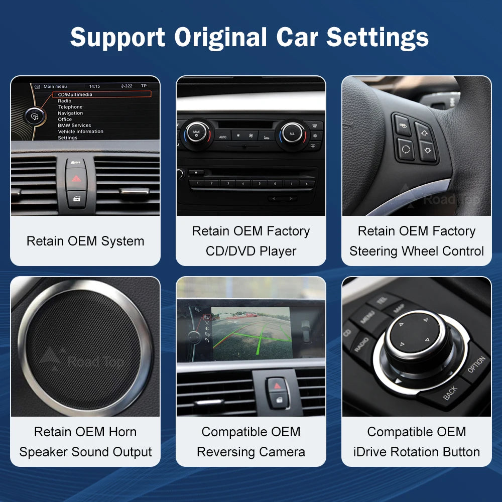 10.25 12.3 Wireless CarPlay Multimedia For BMW 1 Series E81 E82 E87 E88 2004-2012 CCC CIC  | AUTOKITSHOP