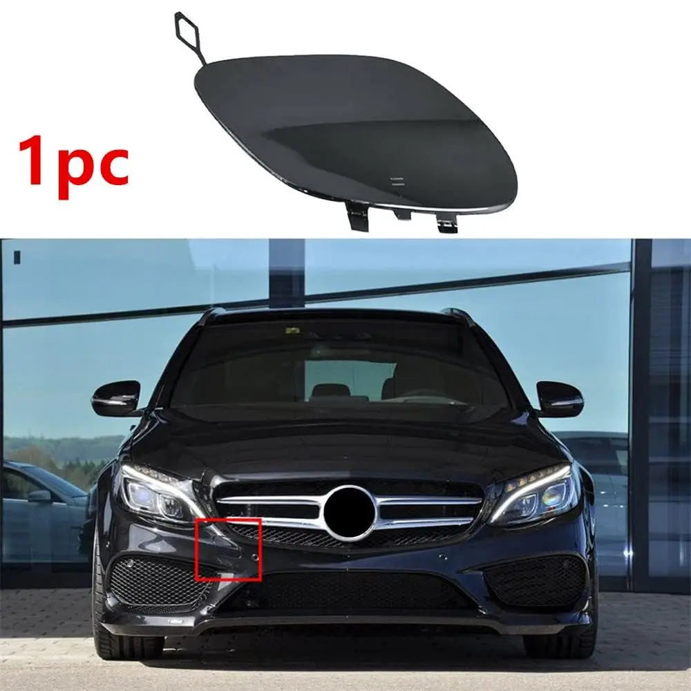 Front Bumper Tow Hook Eye Cover Cap Fit For Mercedes Benz C-Class C300 C400 W205