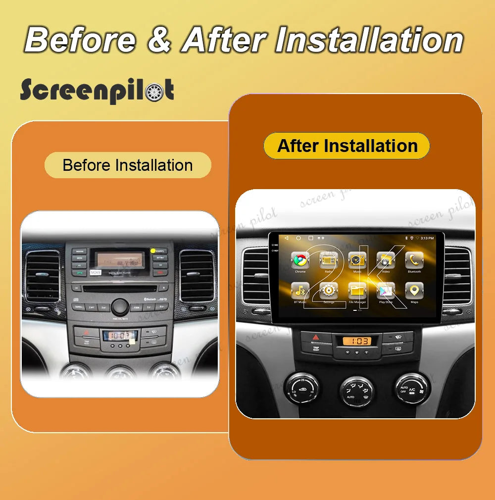 Stereo Head Unit For SsangYong Korando 3 Actyon 2 2010 2011 2012- 2013 Android 16 Multimed | AUTOKITSHOP