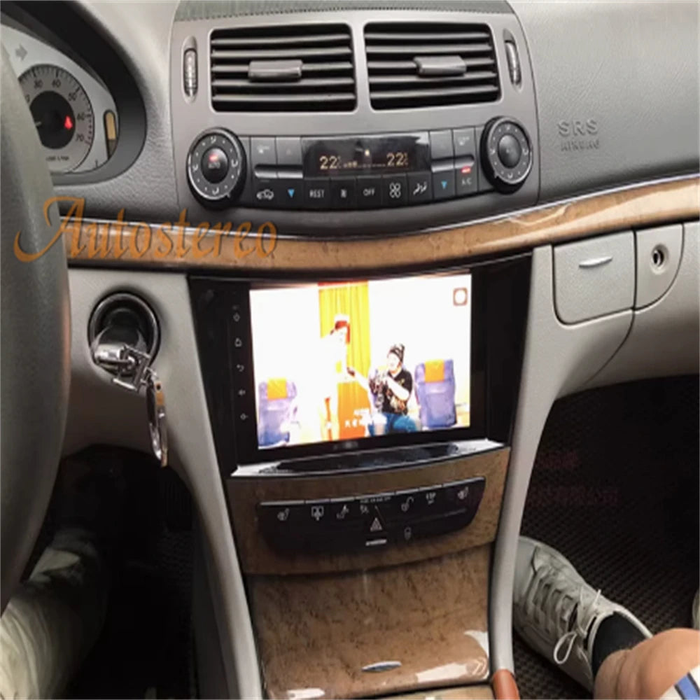 Android 14 Carplay For Mercedes Benz E Class W211 2002-2008 Auto Screen Multimedia Player