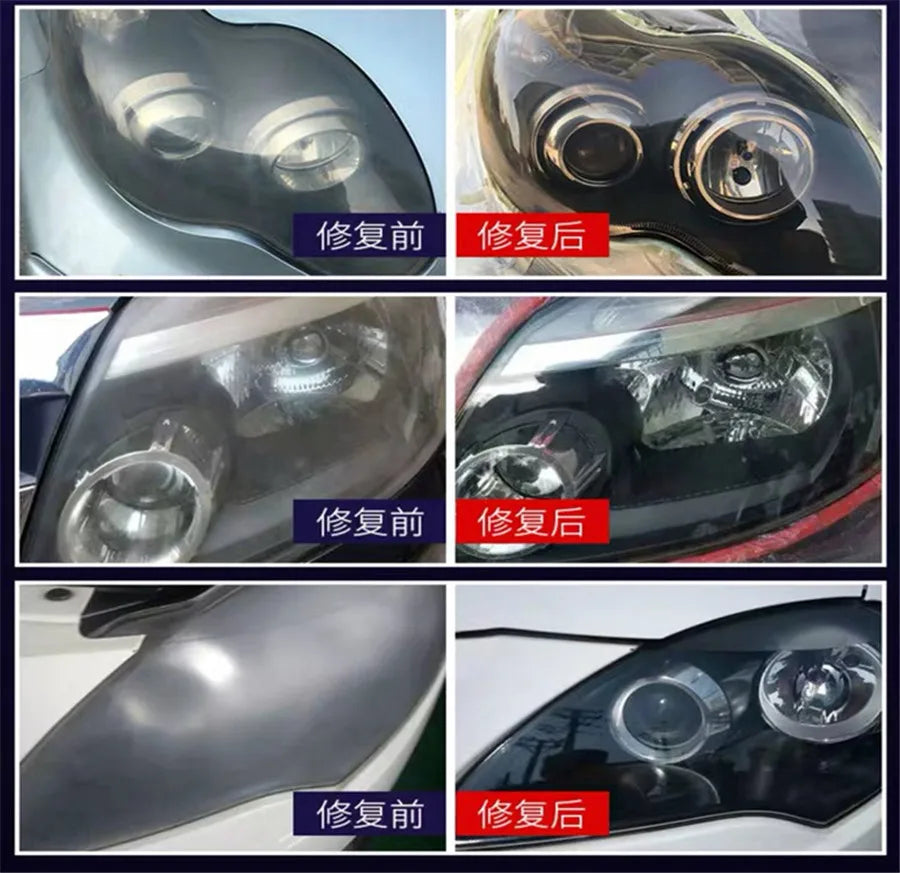 Car Headlight Lens Scratches Restoration Kit Refurbished Atomized Cup