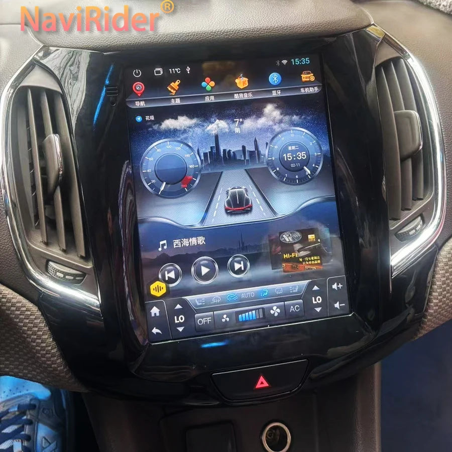 Head Unit GPS Screen For Chevrolet Cruze LTZ 2015-2017 Wireless Carplay Navirider 10.4'' C