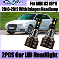 120W 20000LM LED Headlight 3570 CSP Chips 6500K White Car Turbo Light 12V For AUDI A3 (8P1
