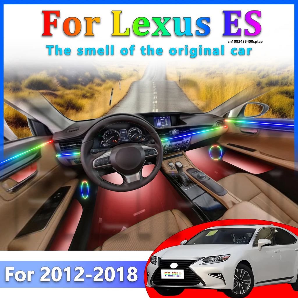 RGB - Ambient Light - for Lexus 2012-2018 - App Control - Car Interior Lighting | AUTOKITSHOP