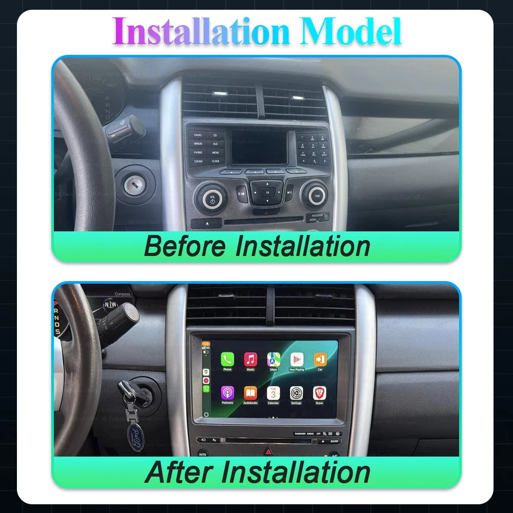 Android 16 Car Radio For Ford Edge 2011 2012 2014 2015 Multimedia Video Player Carplay And | AUTOKITSHOP