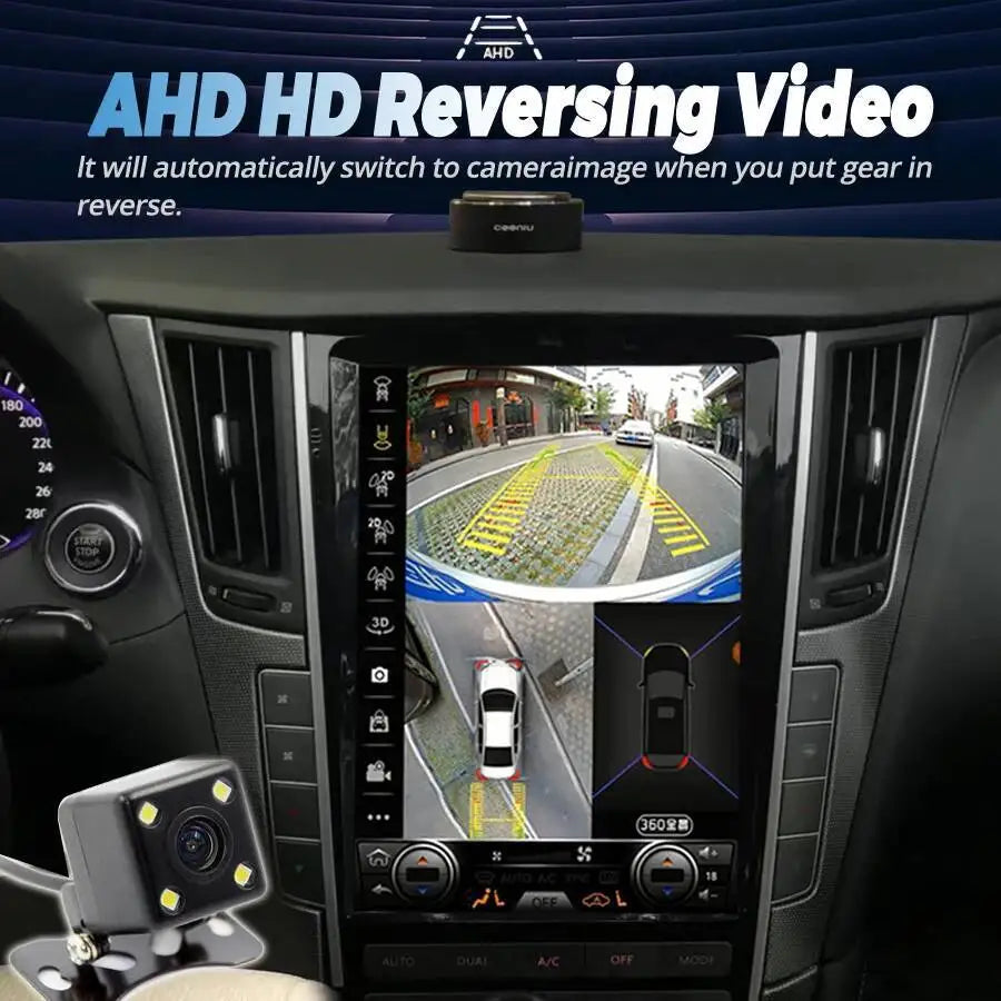 Qled Screen Android15 For Infiniti Q50 Q50L Q50S Q60 Q60S 2014 -2019 Car Multimedia GPS Vi | AUTOKITSHOP