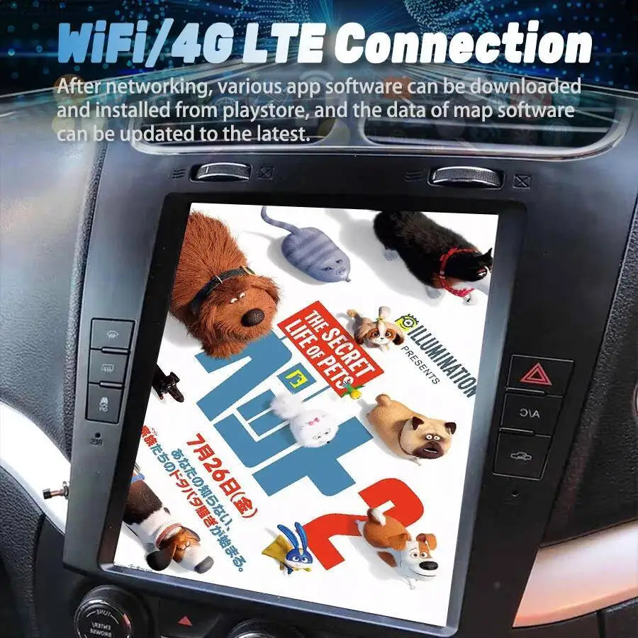 For Fiat Freemont Dodge Journey 2012-2020 Android 15 Touch Screen Multimedia Player GPS Na | AUTOKITSHOP