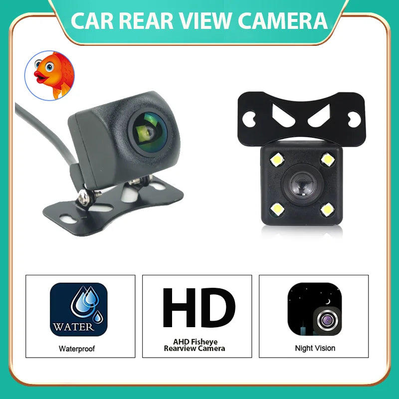 1080P Car Rear 170 Degree High-Definition lmage Fisheye camera 4 LED Night Vision Reversin