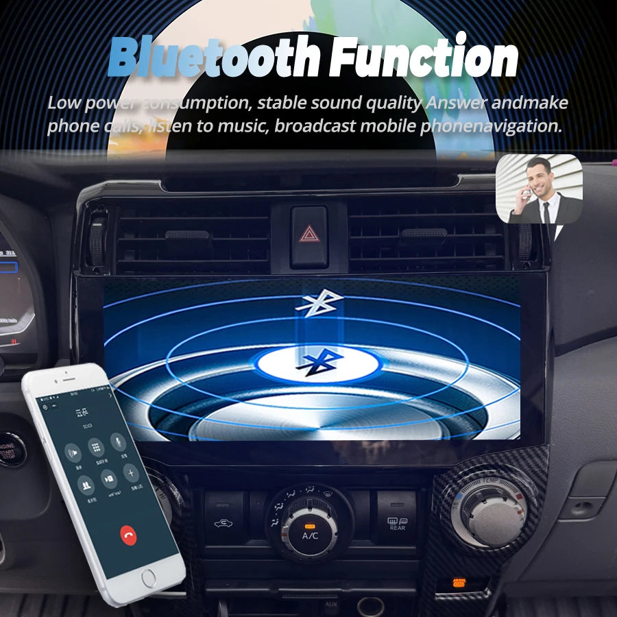 12.3" Android Touch Screen Car Radio Multimedia Video Player Stereo For Toyota 4Runner 201