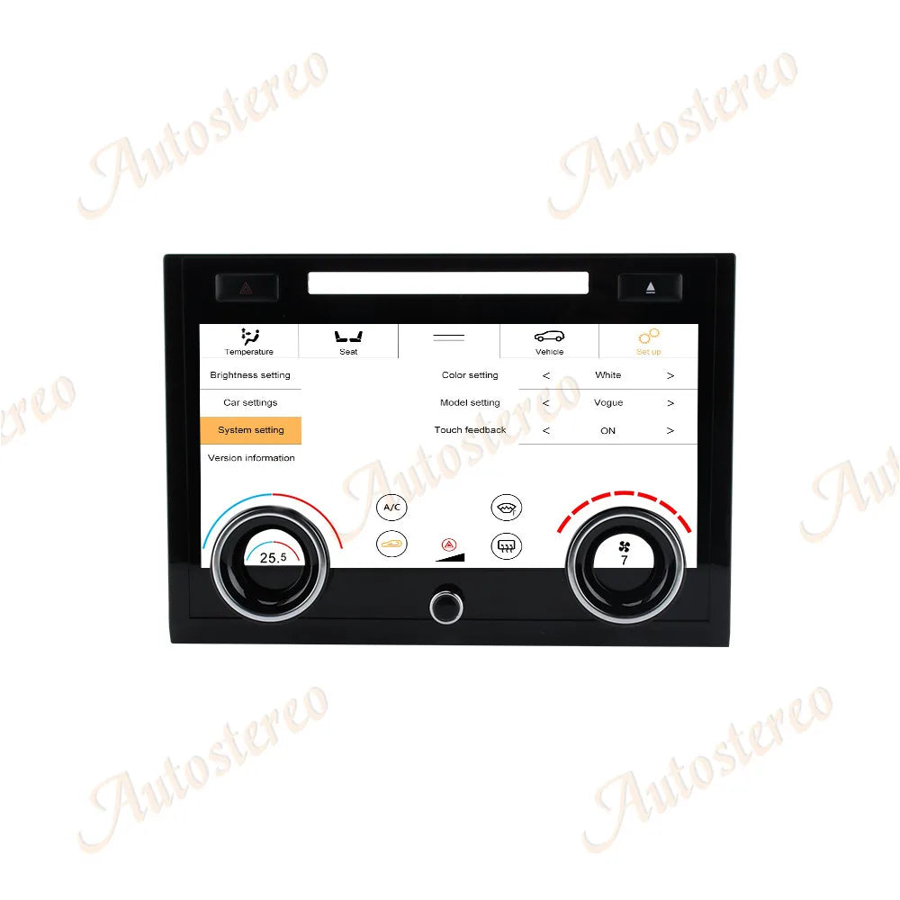 With CD Slot Digital Climate Board AC Screen For Land Rover Range Rover Vogue L405 2013-20