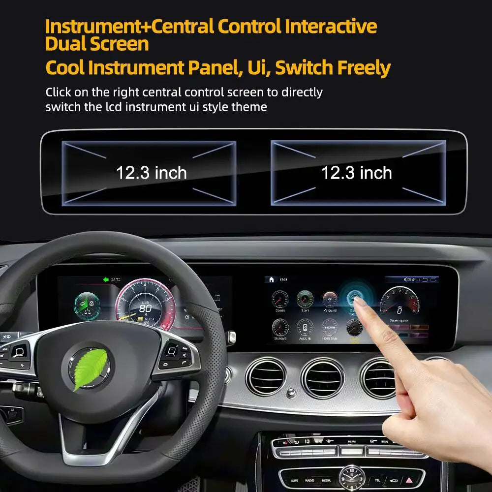 12.3 Inch Touch Screen For Mercedes Benz W213 2016-2020 LHD RHD Car Radio Stereo Multimedi | AUTOKITSHOP