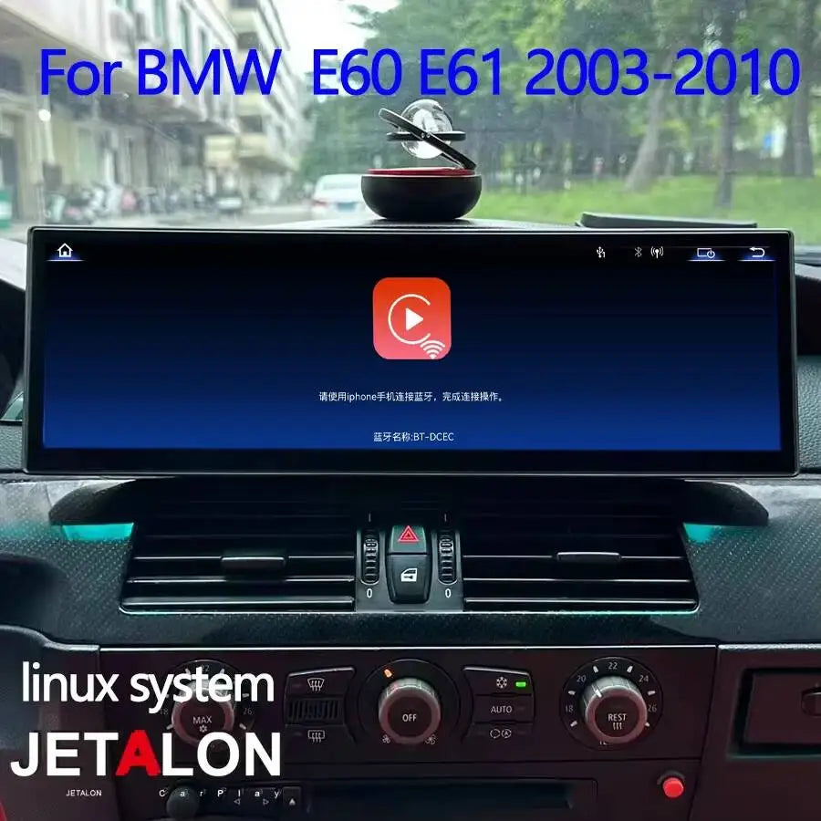 14.9inch Car Video Players Multimedia Screen For BMW E60 E61 2003-2010 CCC CIC Carplay Ste