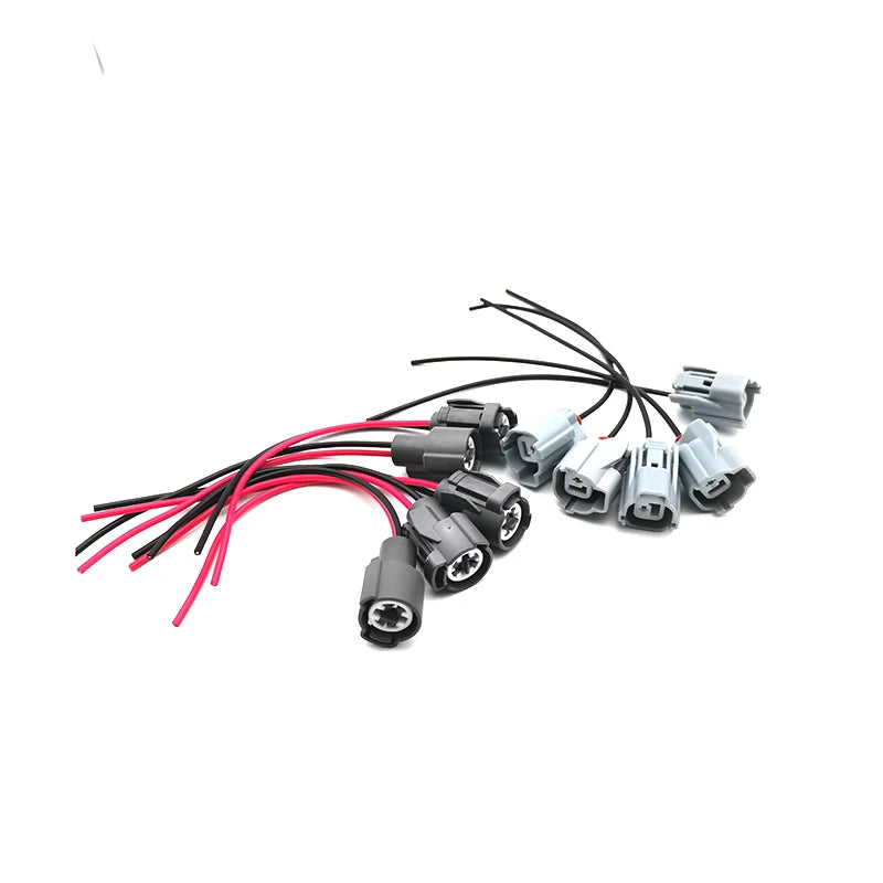 5 Pair Solenoid & Oil Pressure Switch Connector Wire Harness Wiring Pigtail Plug For Honda