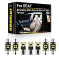 LED Interior Light Kit for SEAT - Canbus Error-Free Interior Bulbs