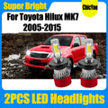 2X Canbus Car LED Headlight 150W 30000LM 6000K White For Toyota Hilux MK7 2005 2006 2007 2