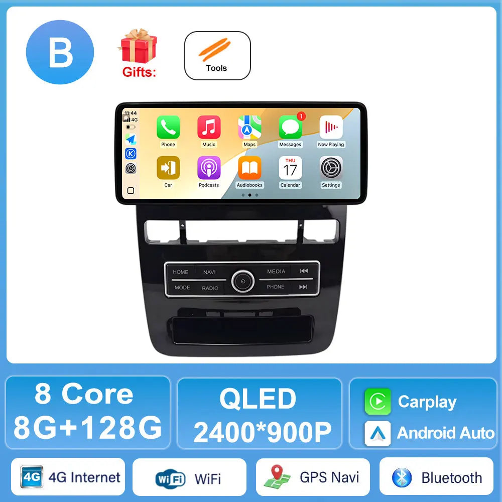 Android 12.3-Inch Wireless CarPlay Radio for Volkswagen Touareg 2011-2017 | AUTOKITSHOP