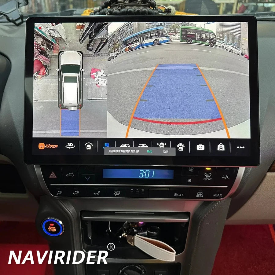 13.3" Carplay For Toyota prado 2018 Auto Android 14 Multimedia Player Navigation GPS Bluet | AUTOKITSHOP