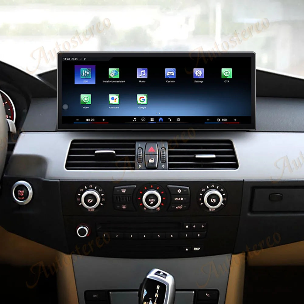 ID9 12.9 Inch Android 14 For BMW 5 Series E60 E61 2005-2009 M5 Car Multimedia Player GPS N