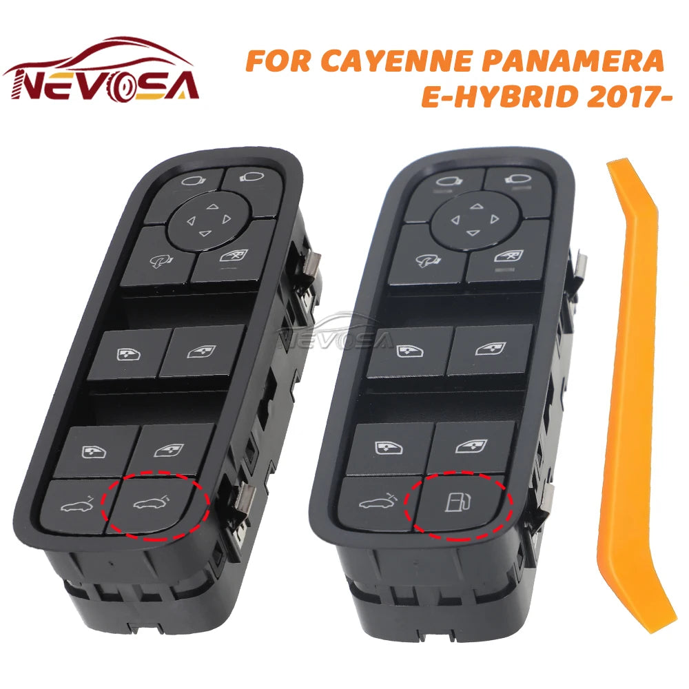 Electric Power Window Control Switch For Porsche Cayenne Panamera E-Hybrid 2017 2018 2019 2020 2 - Automotive LED Light