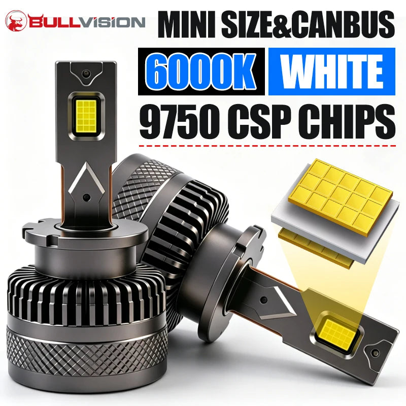 D2S D4S LED Headlights 35W Canbus HID D3S D1S D8S D1R D2R D3R D4R D Series Two-sided 9570