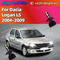 HiLo LED CANBUS Lamp Headlight Bulb 30000LM Auto Headlamp For Dacia Logan LS 2004 2005 200