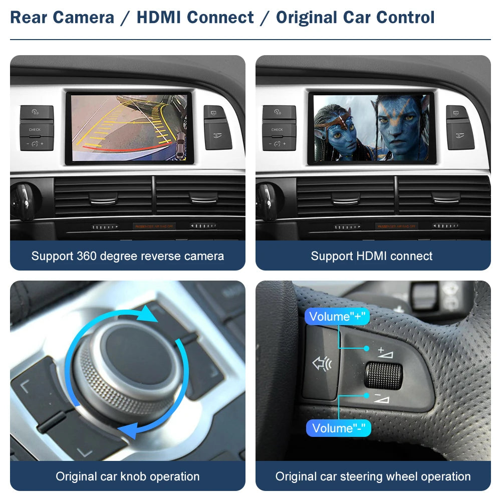 Wireless Android Auto Interface for Audi A6 C6 A7 C7 2010-2011 Q7 2010-2015 With CarPlay A | AUTOKITSHOP