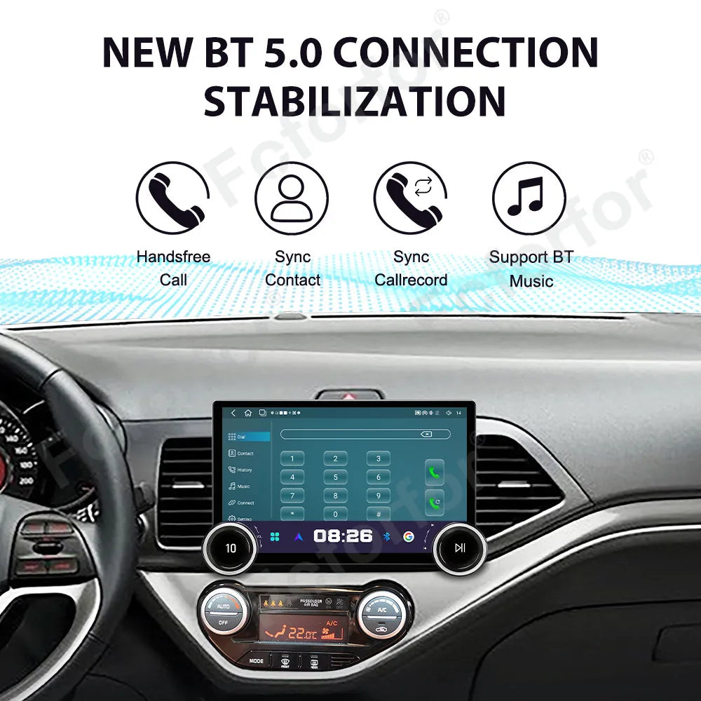 11.5 Inch Android 15 Ultra Large HD Touch Display Wireless CarPlay Android Auto GPS Stereo