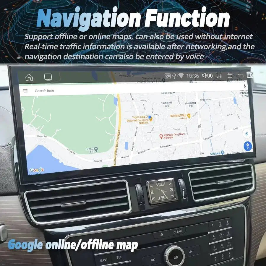 15.8inch Car Radio For Benz ML GL GLE GLS 2013-2015 Auto Android 15 Video Player Multimedi | AUTOKITSHOP
