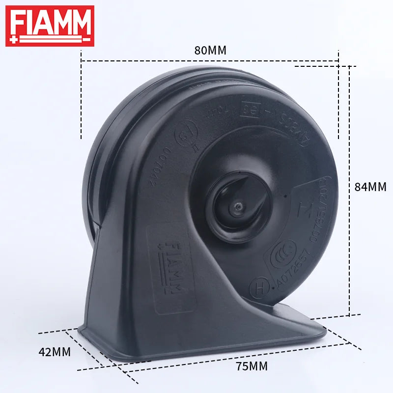 FIAMM AM80SX AUTOMOBILE HORN Car Horn Waterproof Snail Horn Whistle Bass Speakers Genuine