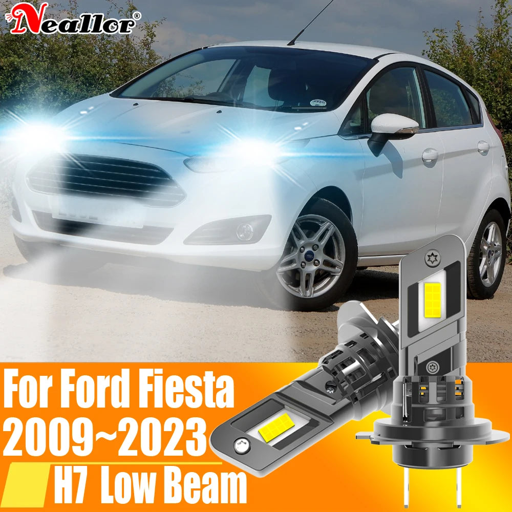 2x High Power H7 Led Headlight Canbus No Error H18 Car Bulb 6000K White Light Moto Diode L