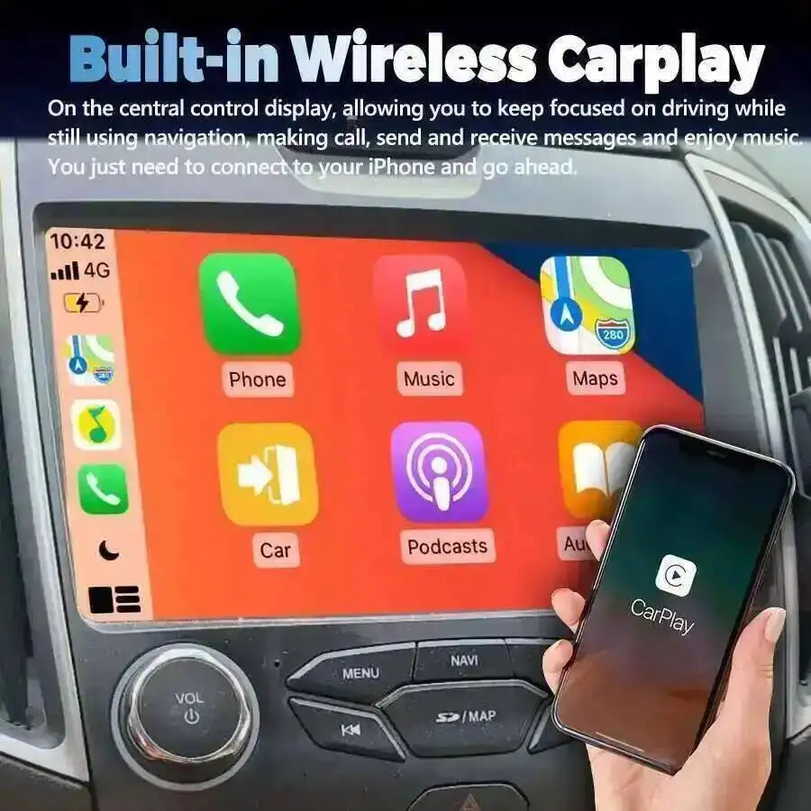 Multimedia Video Player Head Unit DSP 10.1inch Car Radio CarPlay For Ford Edge 2015-2019 S | AUTOKITSHOP