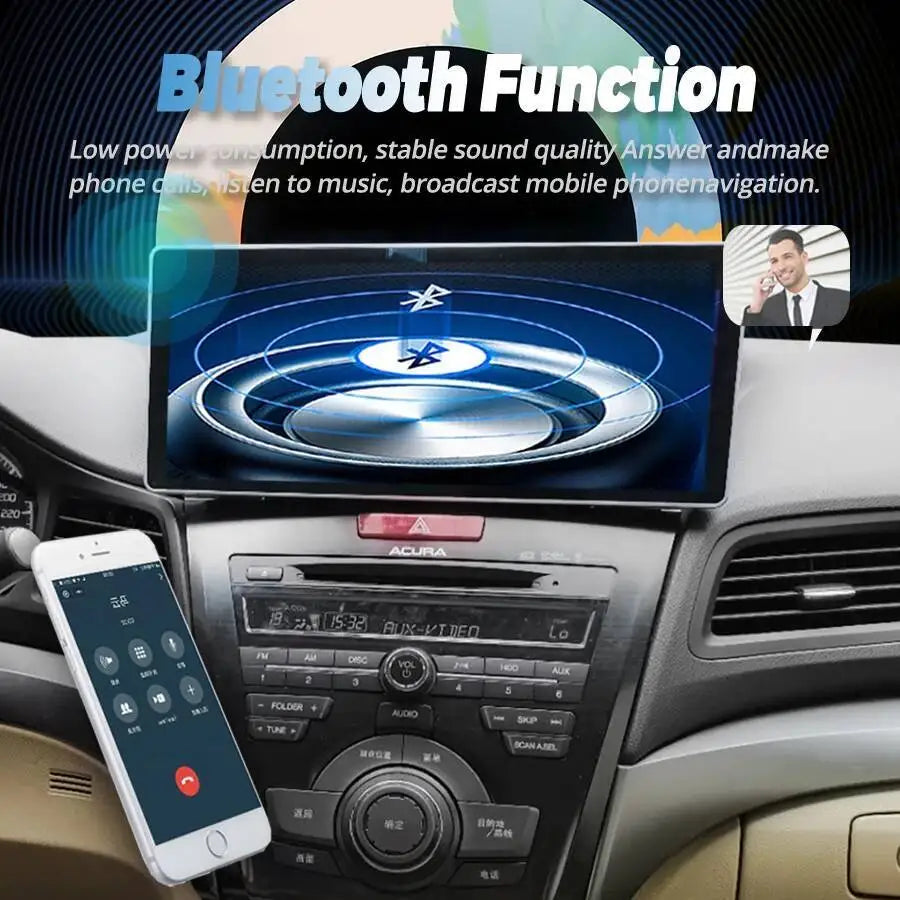Android15 Stereo GPS Navigation For Honda Acura ILX 2013-2015 Car Radio 12.3-inch Multimed | AUTOKITSHOP