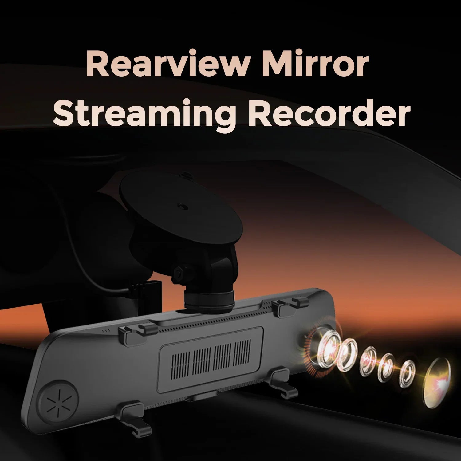 10'' /12 Inch Streaming Recorder Front and Rear Dual Recording Rearview Mirror Reversing V | AUTOKITSHOP