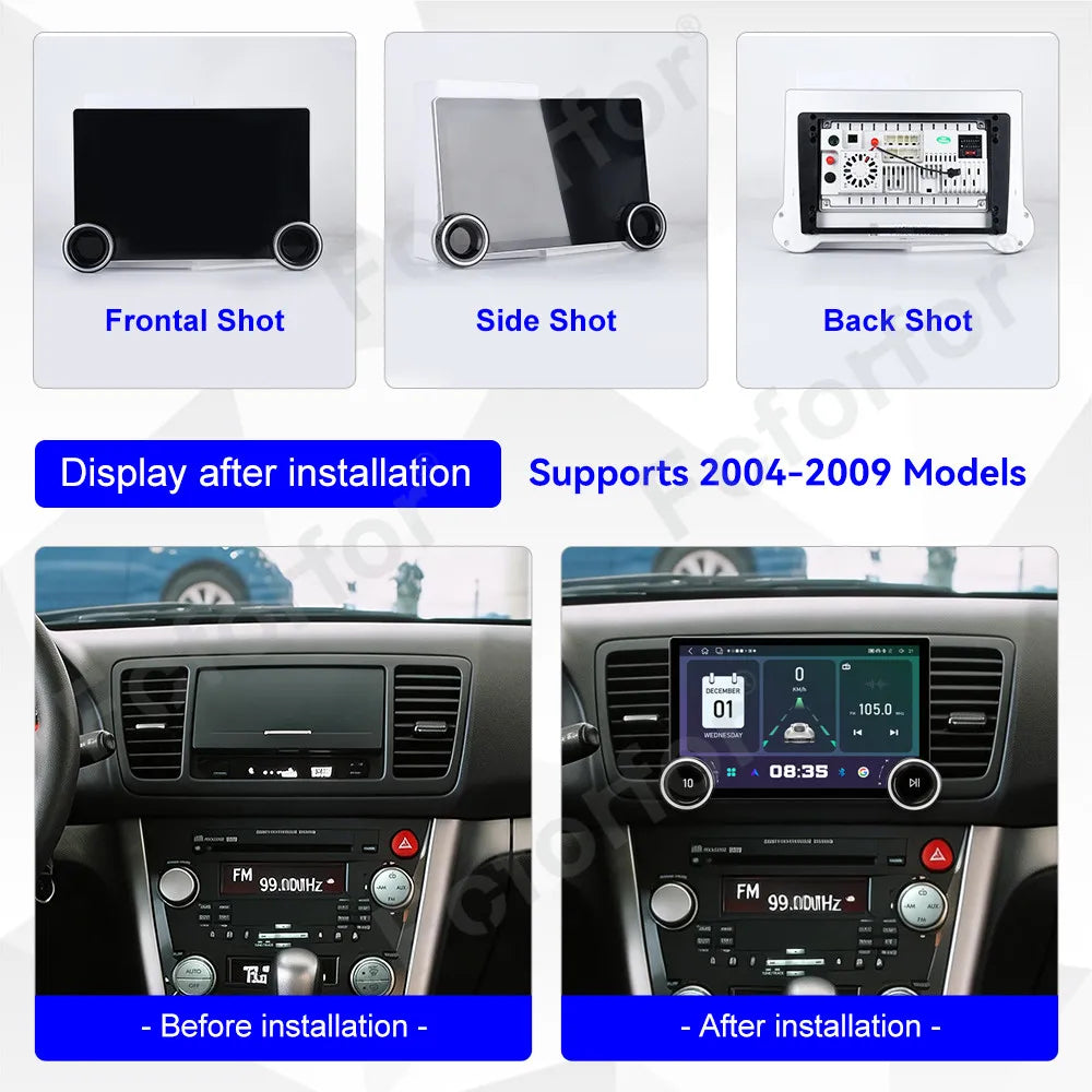 Vision Advanced 11.5 Inch Android 15 HD Touch Wireless CarPlay GPS Navigation Car Media Fo