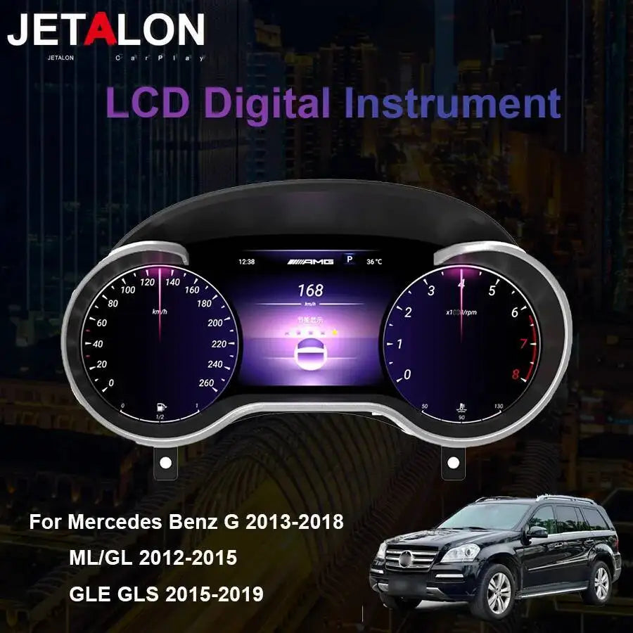 LCD Digital Dashboard Panel For Mercedes Benz G 2013-18 ML/GL 2012-2015 GLE GLS 2015-2019  | AUTOKITSHOP