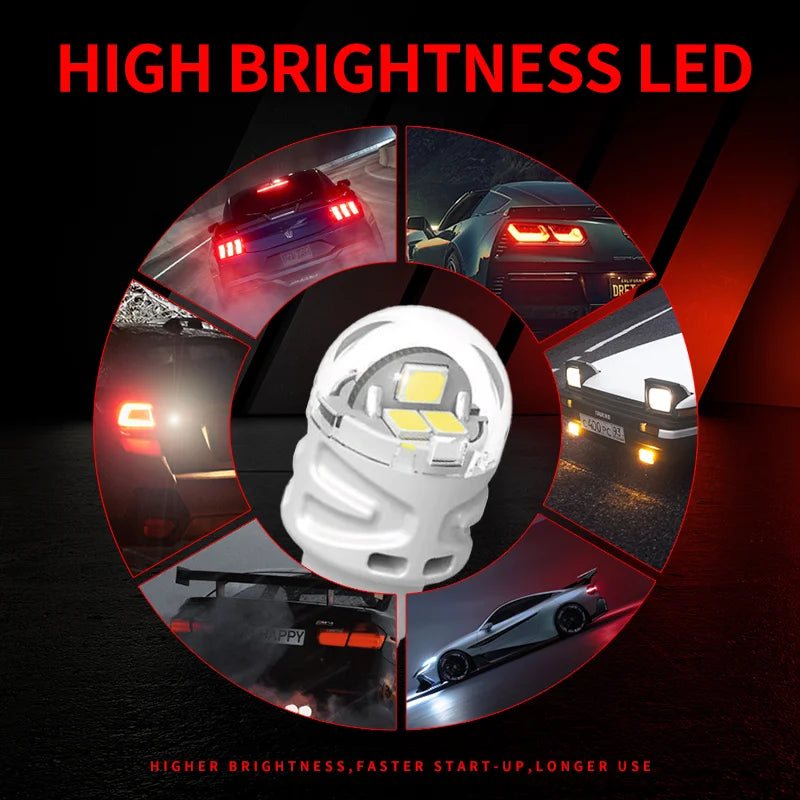 W16W T15 LED Bulbs Canbus Error Free LED Backup Light 921 912 W16W LED Bulbs 4014 Car Reve