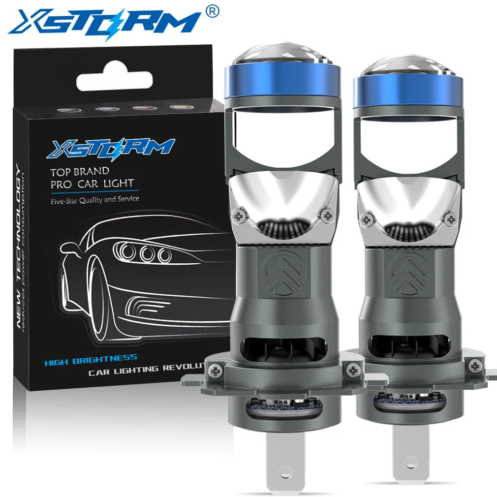 XSTORM Projector Lens Light H7 LED Headlight Canbus 100W 30000LM Led Lights for Car Plug&P