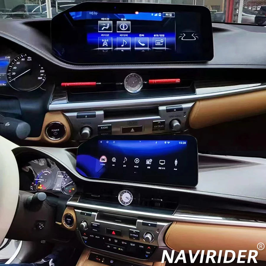 Qled Screen 12.3'' Qualcomm 685 BT Car Radio Stereo For Lexus ES ES300 ES250 ES350 ES300h