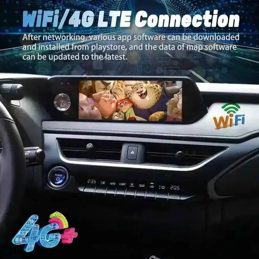 For Lexus UX UX250H UX260h UX200 UX250 2019 Android Screen Auto Stereo Audio GPS Navigatio