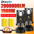 H4 Projector Lens LED Car Headlight Bulb 5570 CSP Chips Auto Bulbs CANBUS Turbo H4 High Pe