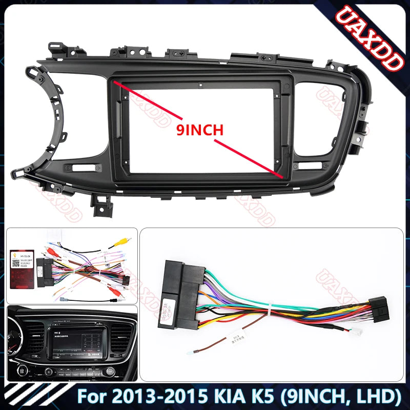 For 2013-2015 KIA K5 9INCH 2 Din Car Radio Android Stereo Audio Screen Multimedia Video Pl