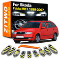 ZITWO 13Pcs LED Interior Reading Door Light Kit For Skoda Fabia MK1 Hatchback Sa for Skoda MK1 1999-2002 - Canbus LED Ca