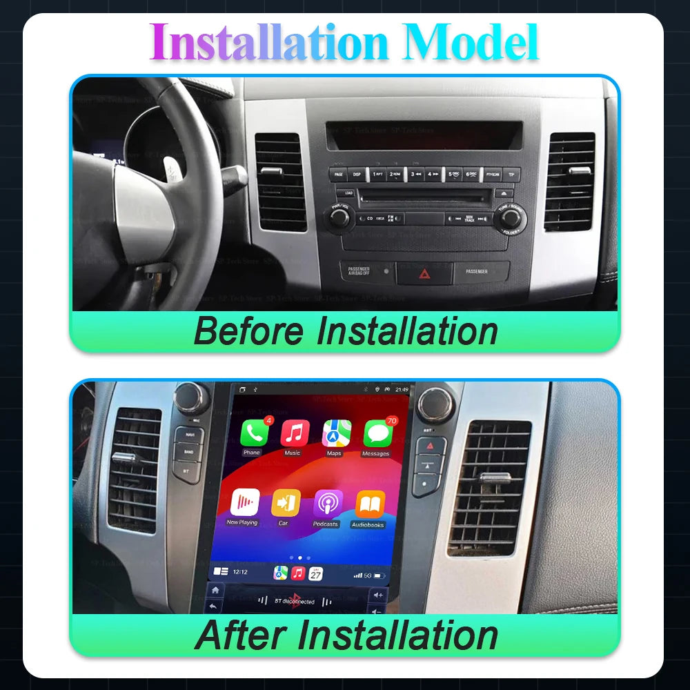 9.7 Inch Android 16 For Mitsubishi Outlander Xl 2 2008 - 2011 Car Radio Multimedia Video P | AUTOKITSHOP