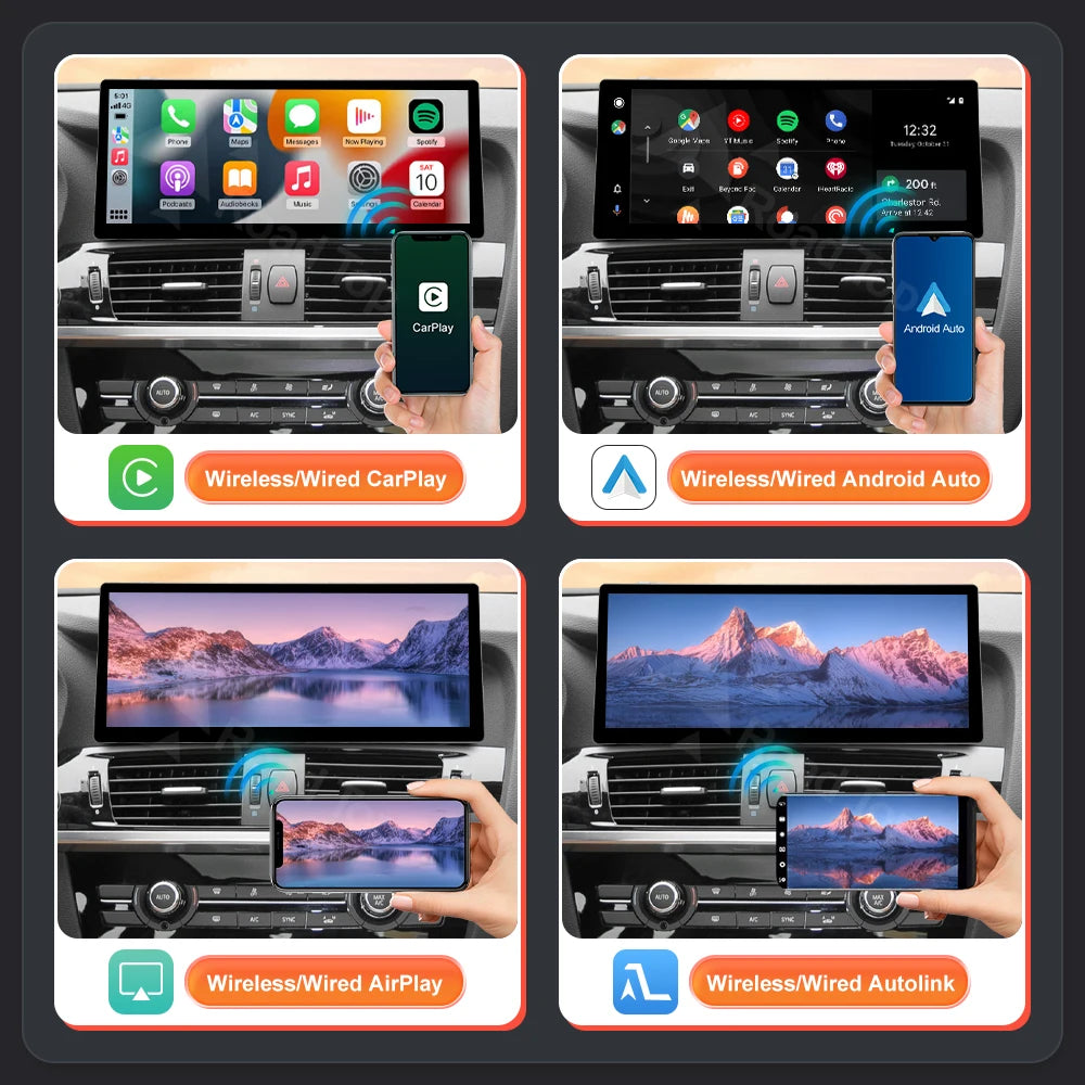 12.3 inch Linux Screen Car Multimedia Display For BMW X3 X4 F25 F26 2011-2022 CIC NBT EVO  | AUTOKITSHOP