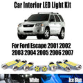 13-Piece LED Interior Light Kit for Ford Escape 2001- 2005 - Canbus Dome Map Door Trunk Bulbs | AUTOKITSHOP