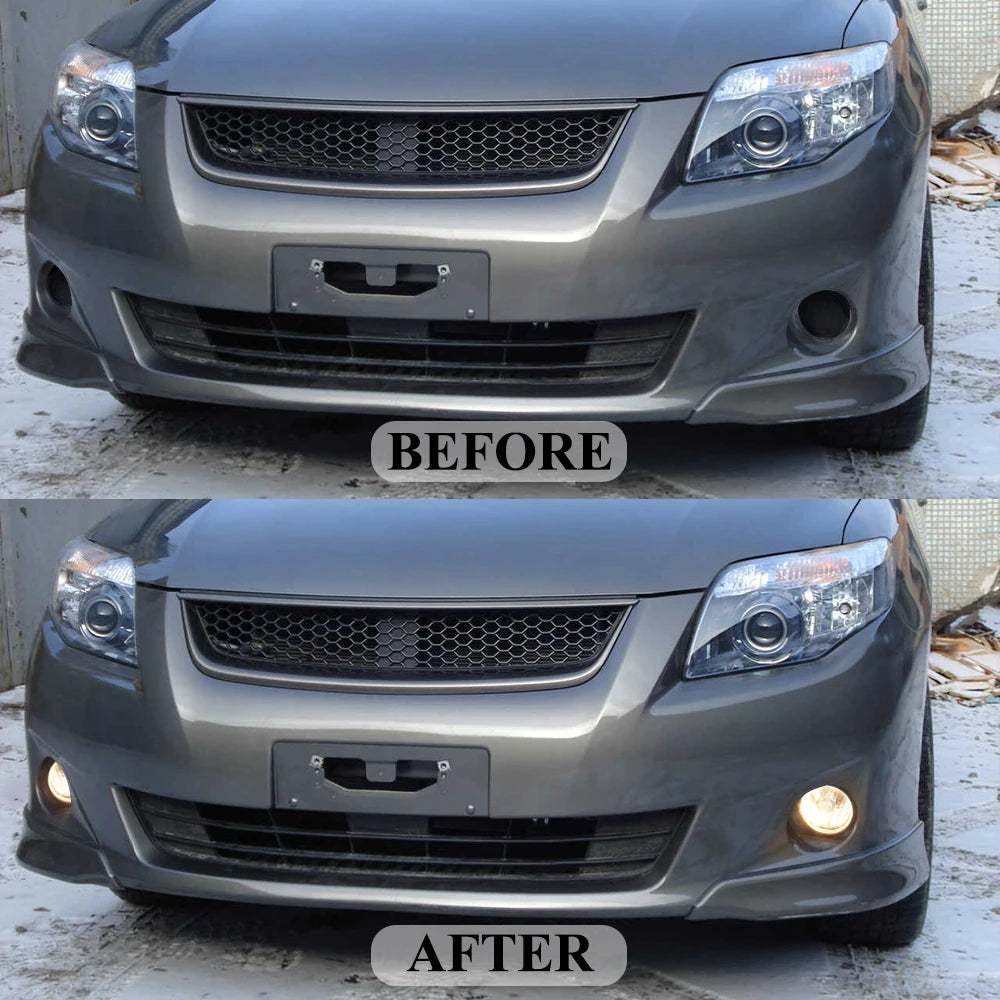For Toyota Corolla Fielder 2009 2010 2011 Fog Lamps DRL Halogen Front Bumper Daytime Drivi | AUTOKITSHOP