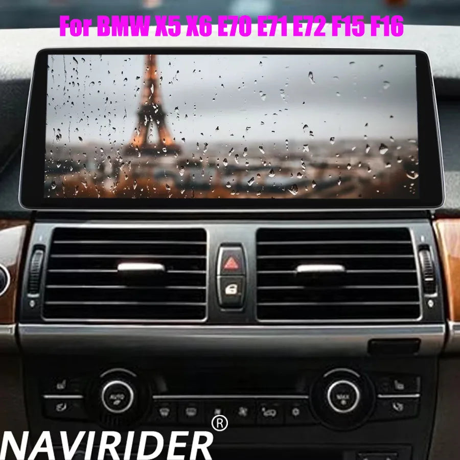 Android 15 Car Radio For BMW X5 X6 E70 E71 E72 F15 F16 2007- 2017 CIC NBT 12.8” Screen Mul | AUTOKITSHOP