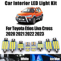 8-Piece LED Interior Light Kit for Toyota Etios Liva Cross - Canbus Error-Free Bulbs | AUTOKITSHOP