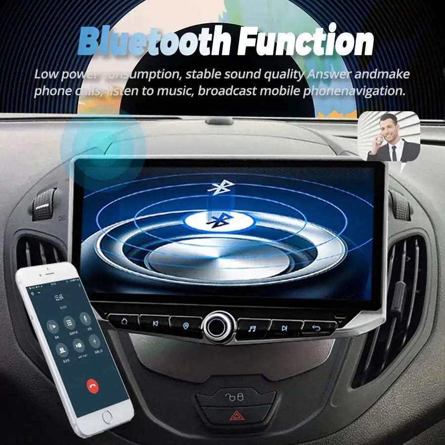 10.88inch For Ford B-MAX Transit Courier Tourneo 2012-2017 Android Stereo GPS Carplay Car  | AUTOKITSHOP